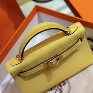 Tui Xach Sieu Cap Hermes Kelly Mini Nu Mau Xanh Vang Khau Tay 20cm 8 1.jpg