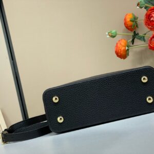 Tui Xach Sieu Cap Louis Vuitton LV Capucines BB Nu Mau Den Da Bo 21x14x8cm 2.jpg