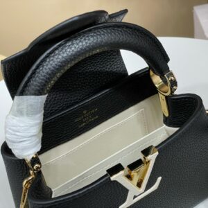 Tui Xach Sieu Cap Louis Vuitton LV Capucines BB Nu Mau Den Da Bo 21x14x8cm 4.jpg