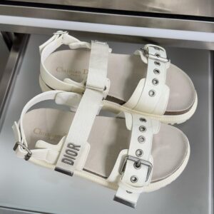 Dior Act replica sandals white designer sandals for women