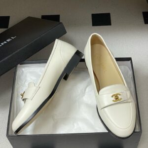 Chanel replica loafers white women replica shoes designer loafers