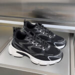 “Dior replica sneakers black mesh chunky sole replica shoes men women”